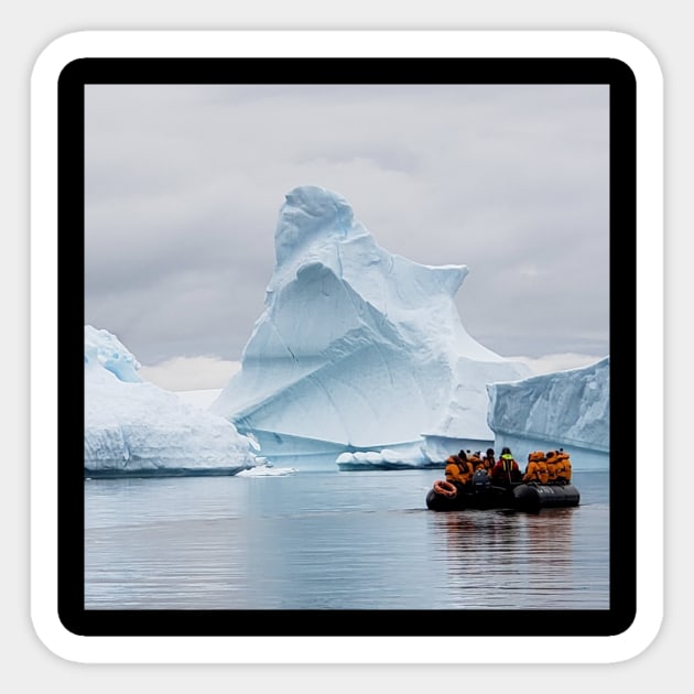 Iceberg in Antarctica Sticker by FirstClassQueen